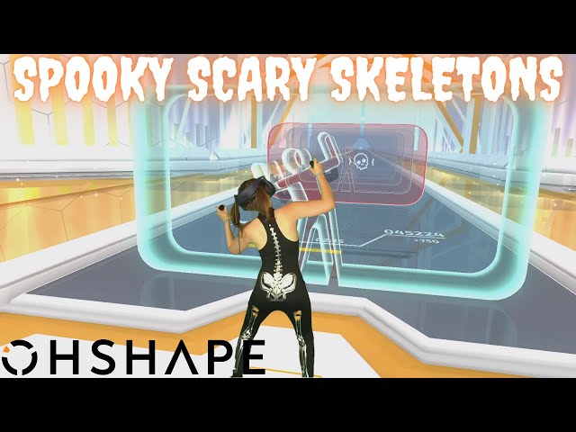 Spooky Scary Skeletons in OhShape VR!