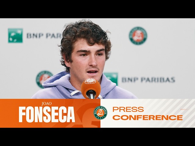 Joao Fonseca | QF Press Conference | Roland-Garros 2026