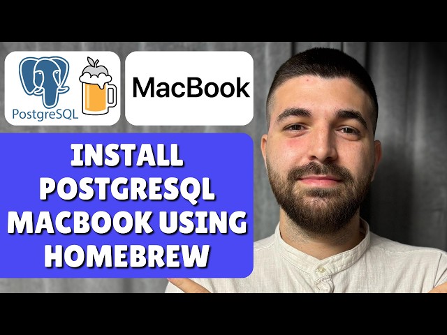 How To Install PostgreSQL On Macbook  Using Homebrew (Set-up / Downlaod On MacOS)