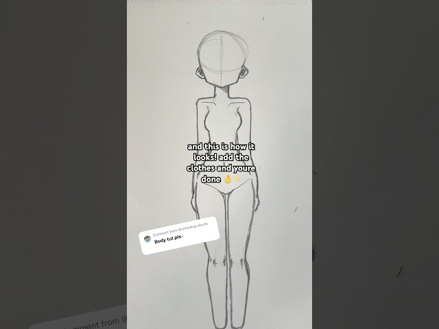 updated body tut✨ #art #artist #drawing #tutorial #body #traditionalart