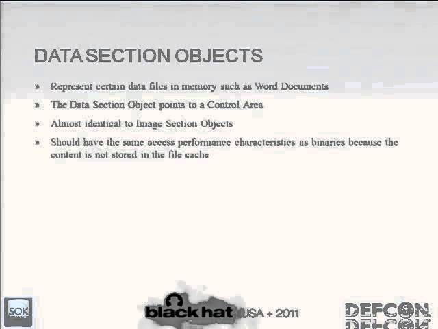 DEFCON 19  Physical Memory Forensics for Cache
