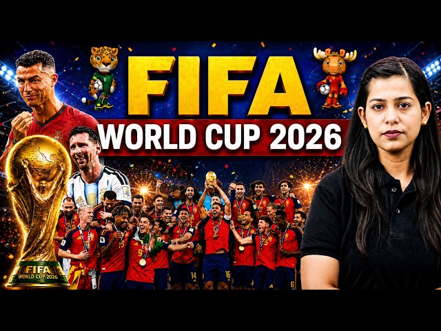 FIFA World Cup 2026 Current Affairs | FIFA 2026 World Cup Important Questions | Krati Mam | Testbook