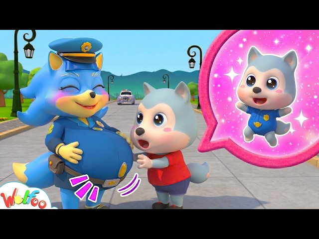 Police Officer Takes Care of a Pregnant Mom | Kids Songs & Nursery Rhymes for Toddler