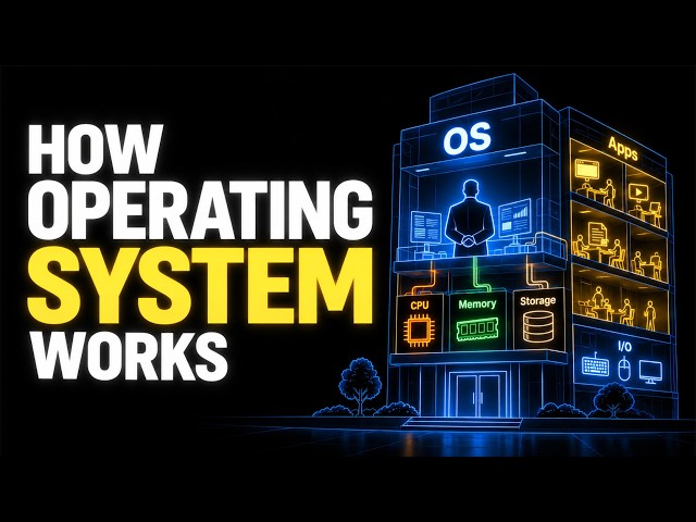 How operating system works - A day in the life of an Operating System