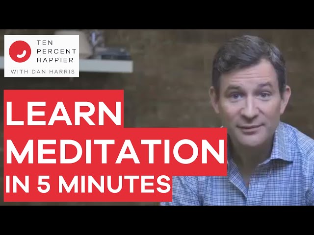 Learn Meditation in 5 Minutes with Dan Harris