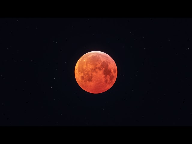 January 2019 lunar eclipse time lapse. Entire event from start to moonset. 4K resolution.