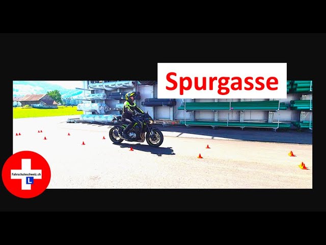 Motorcycle License Test Switzerland: Slow Riding Maneuver