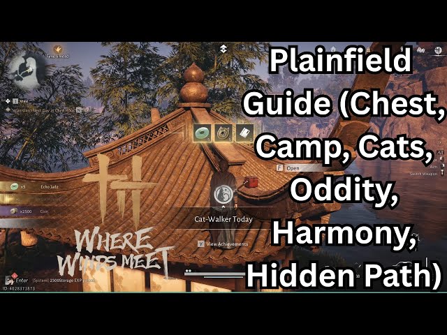 Where Winds Meet – Plainfield Guide (Chest, Camp, Cats, Oddity, Harmony, Hidden Path)
