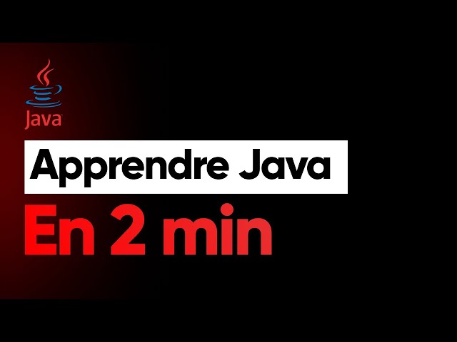 Learn Java in 2 minutes (2023)