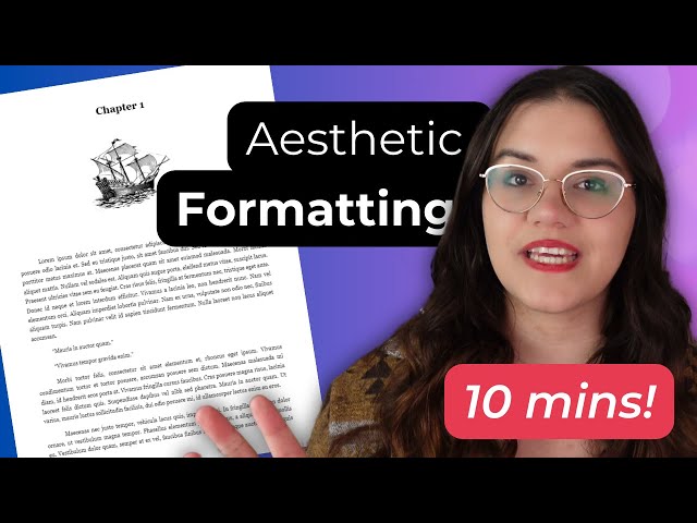Easy Aesthetic Formatting for Your Novel in Google Docs