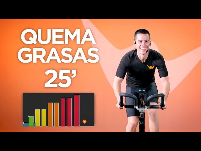 Clase completa ciclo indoor quemagrasas en 25 minutos