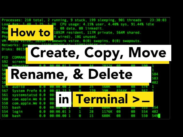How to make a directory/folder using Mac/Linux Terminal | Create, Copy, Rename, Move and Delete