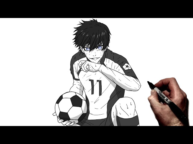 How To Draw Isagi Yoichi | Step By Step | Blue Lock
