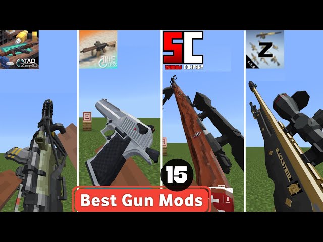 Top 15 Best Gun Mods For Minecraft Bedrock Edition