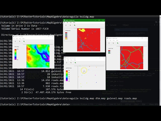 Tutorial: Map Algebra with PCRaster in Python