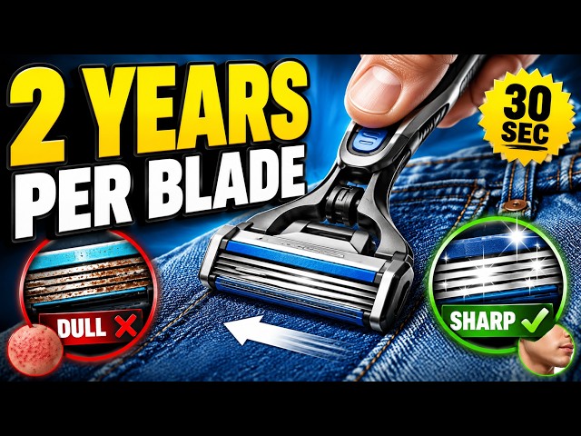Your Razor Is Designed to Dull After 3 Uses — How to Make It Last 2 years!