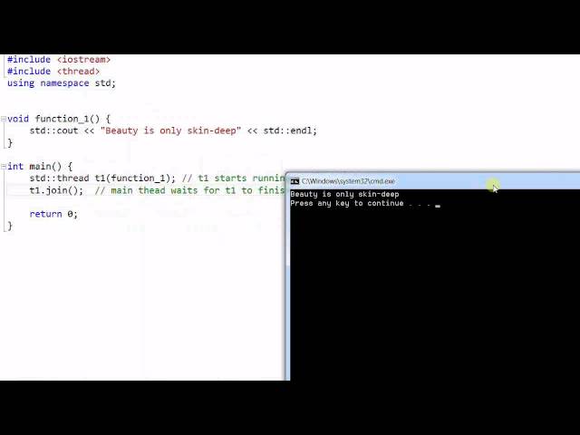 C++ Threading #1:  Introduction