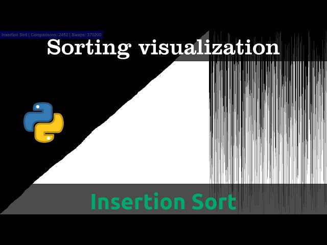 Insertion Sort with python | 100x speed