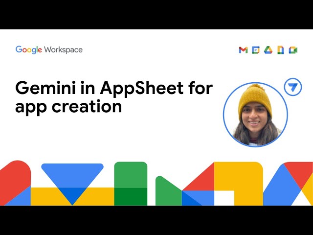Gemini in AppSheet for app creation
