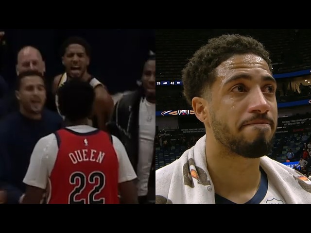 Tyrese Haliburton gets into it with Derik Queen & emotional postgame interview