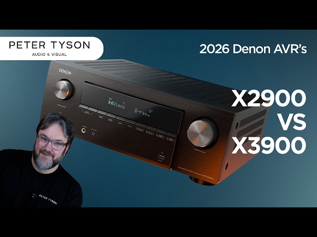 Denon X2900H DAB vs X3900H: ¿Qué receptor AV debería comprar?