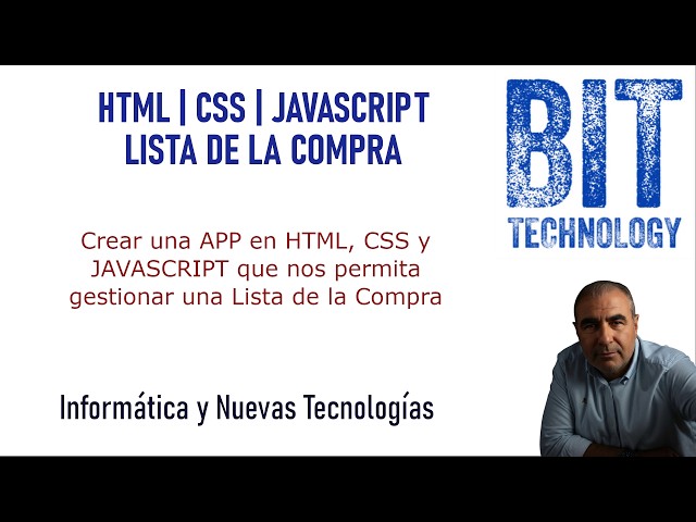 🔥 Crea una Lista de la Compra en HTML - CSS y JAVASCRIPT.