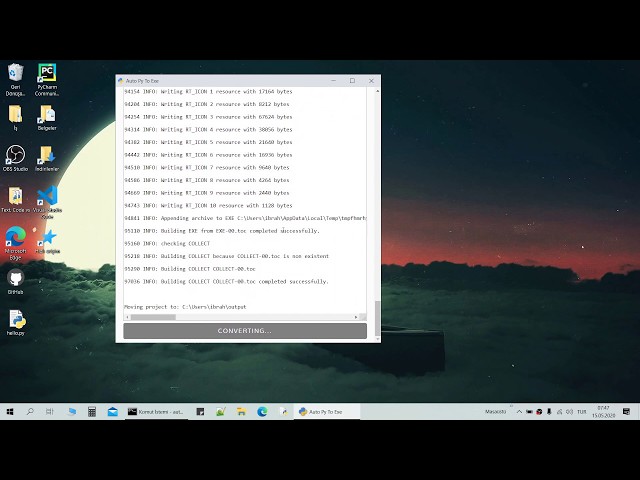 Converting Python Project (Multiple Files) to Executable (.exe) Format