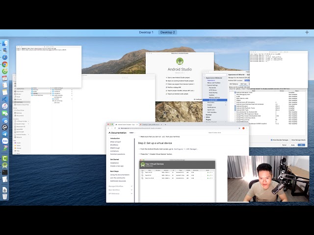 Cài đặt Android Emulator và iOS Simulator