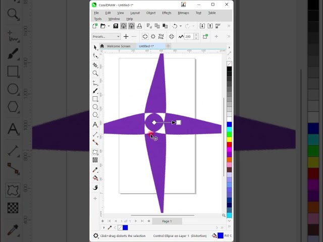 Pattern New Design in Coral draw | #coreldraw2024 #status2025