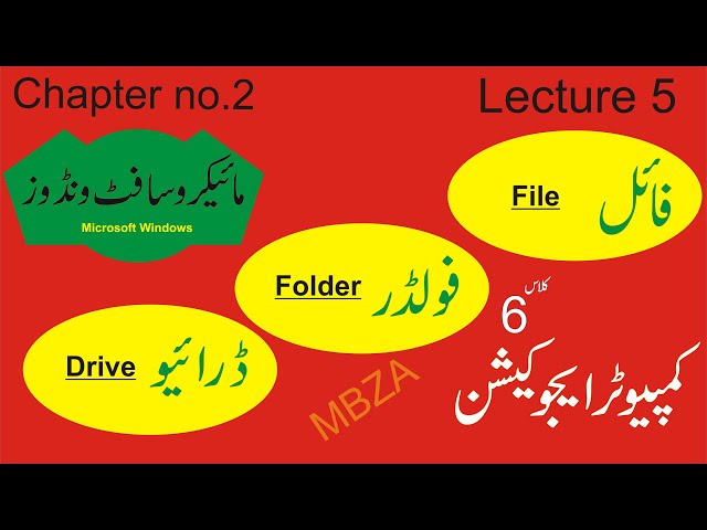 Introduction to file and folder (By MBZA)