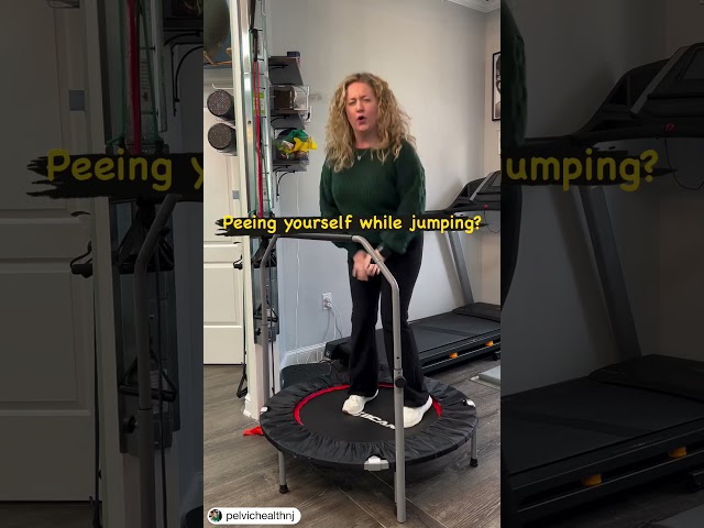 Peeing yourself while jumping?