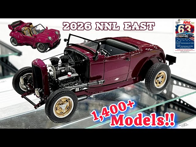 2026 NNL EAST model car show coverage,  over 1,400 models on display!