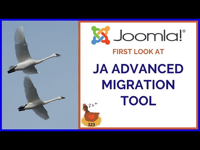 First Look at Advanced Migration Tool (Wordpress to Joomla) - 👀 WMW 323