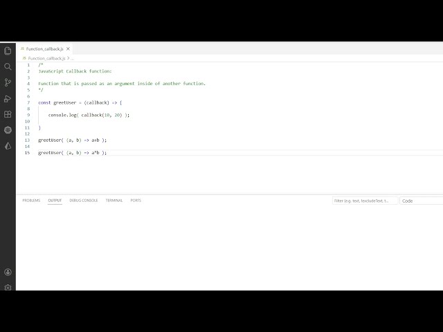JavaScript Callback function