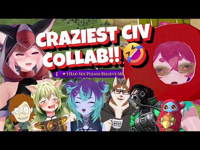 🔥 CRAZIEST Civilization Collab EVER!! 😂 Froggy, Heavenly, Meicha & Friends Bring Unhinged CHAOS!