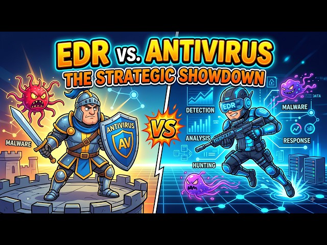 EDR vs. Antivirus: The Strategic Showdown 🥊💻 (What You Actually Need)