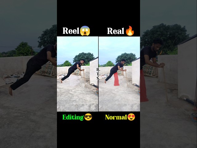 Bts Tutorial Video 😱 Green Screen Low Level Editing 😂 #bts #trending #funny #magic #explore #shorts