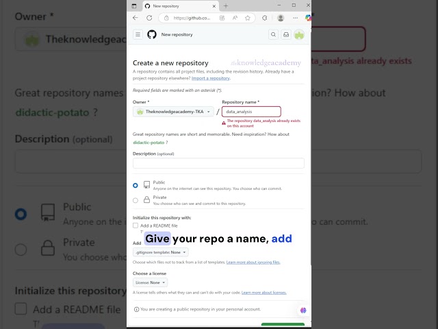 Create a GitHub Repository in 30 Seconds! | GitHub Tutorial