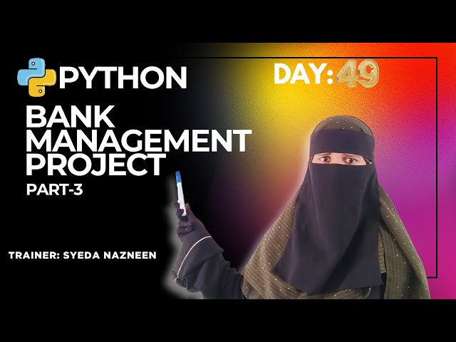 Python Bank Project — Day 49