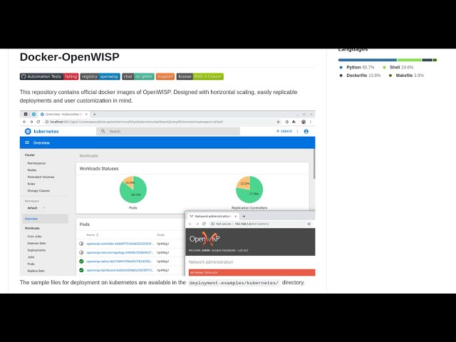 Quick Install OpenWISP using docker-openwisp