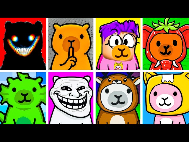 Finding EVERY CAPYBARA In ROBLOX FIND THE CAPYBARA!? (ALL CAPYBARAS UNLOCKED!)