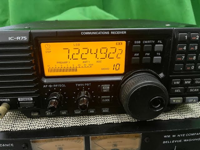 Review of the Icom IC-R75 Communications Receiver by WB6JLA