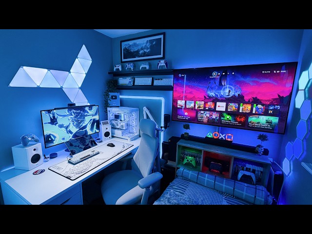 Gaming Setup / Room Tour! - 2026 - Ultimate Small Room Setup!