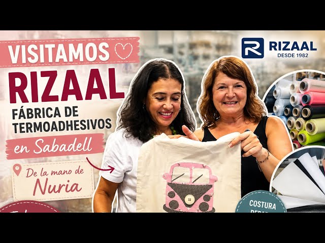 Así se fabrican los termoadhesivos 🧵 | Visitamos la fábrica RIZAAL en Sabadell
