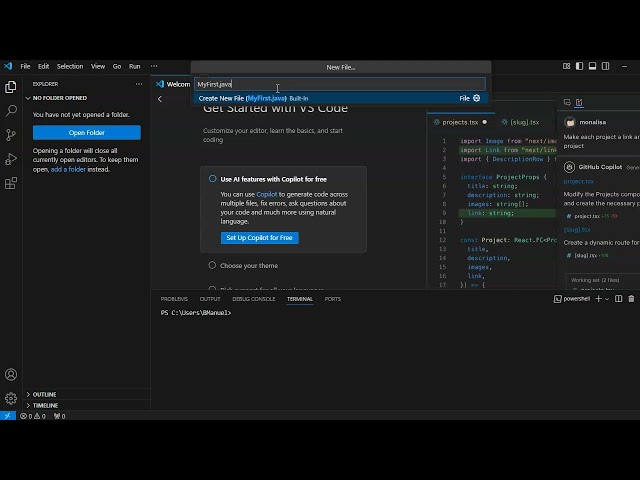 Java Programming: 15#Testing our First Java program on VS Code