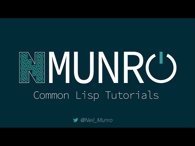 Common Lisp Tutorial 8e: Functional Programming (Lambda Functions)