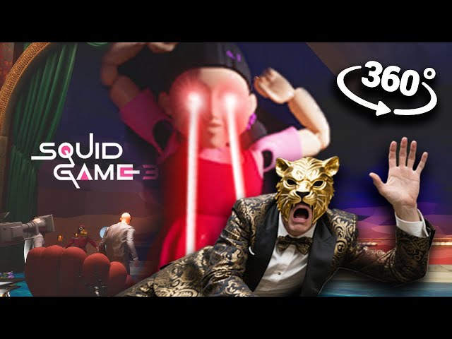 360°VR Squid Game DOLL Aweakens- Kill VIPs !!! A REAL-LIFE VR Experience