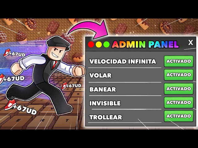 I got the ADMIN PANEL in +1 Speed Keyboard Escape...