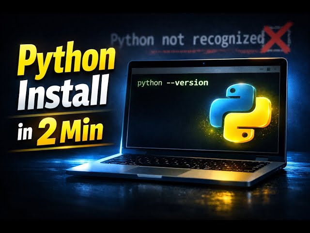 Python Install in 2 Minutes 🔥 | Beginners Start Here #python #tutorial