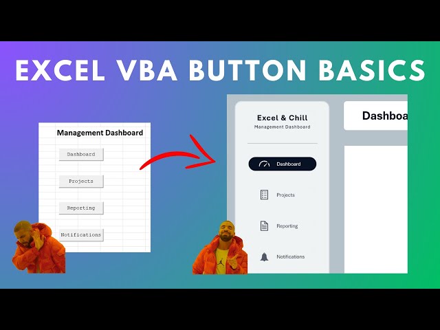 Create Modern UI Buttons in Excel with VBA | Step-by-Step Tutorial